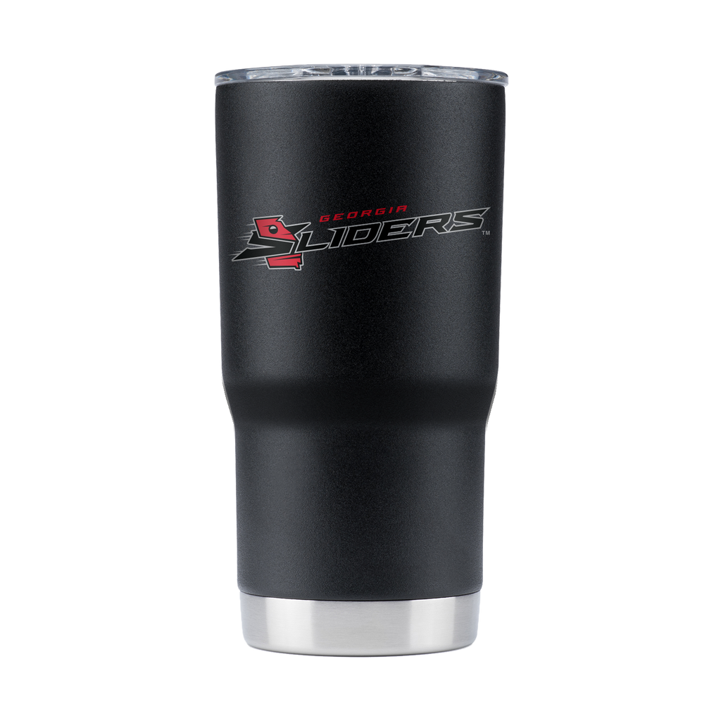 Georgia Sliders 20oz Black Tumbler