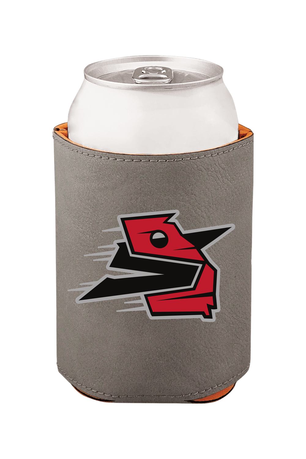 3 3/4" Laserable Leatherette Beverage Holder