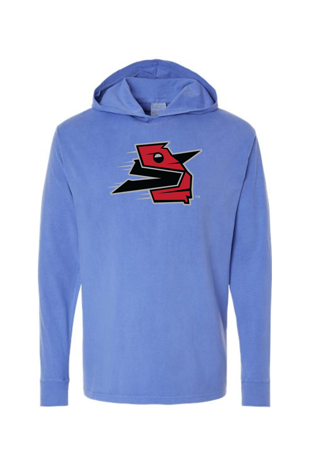 Georgia Sliders - ComfortWash by Hanes Garment-Dyed Jersey Hooded Long Sleeve T-Shirt