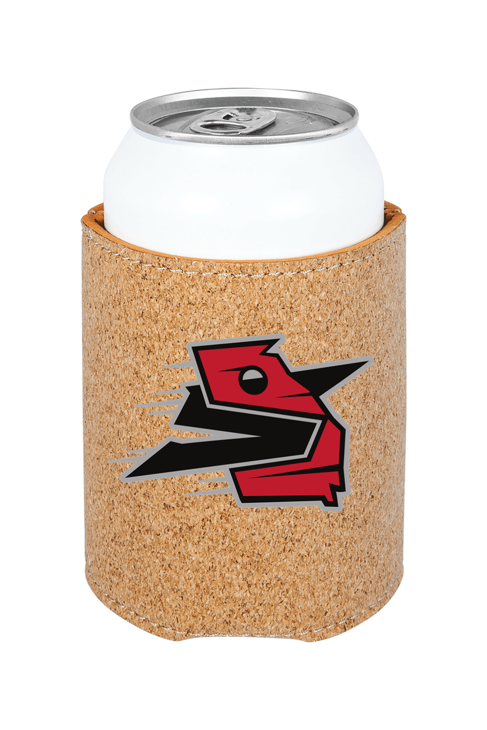3 3/4" Laserable Leatherette Beverage Holder