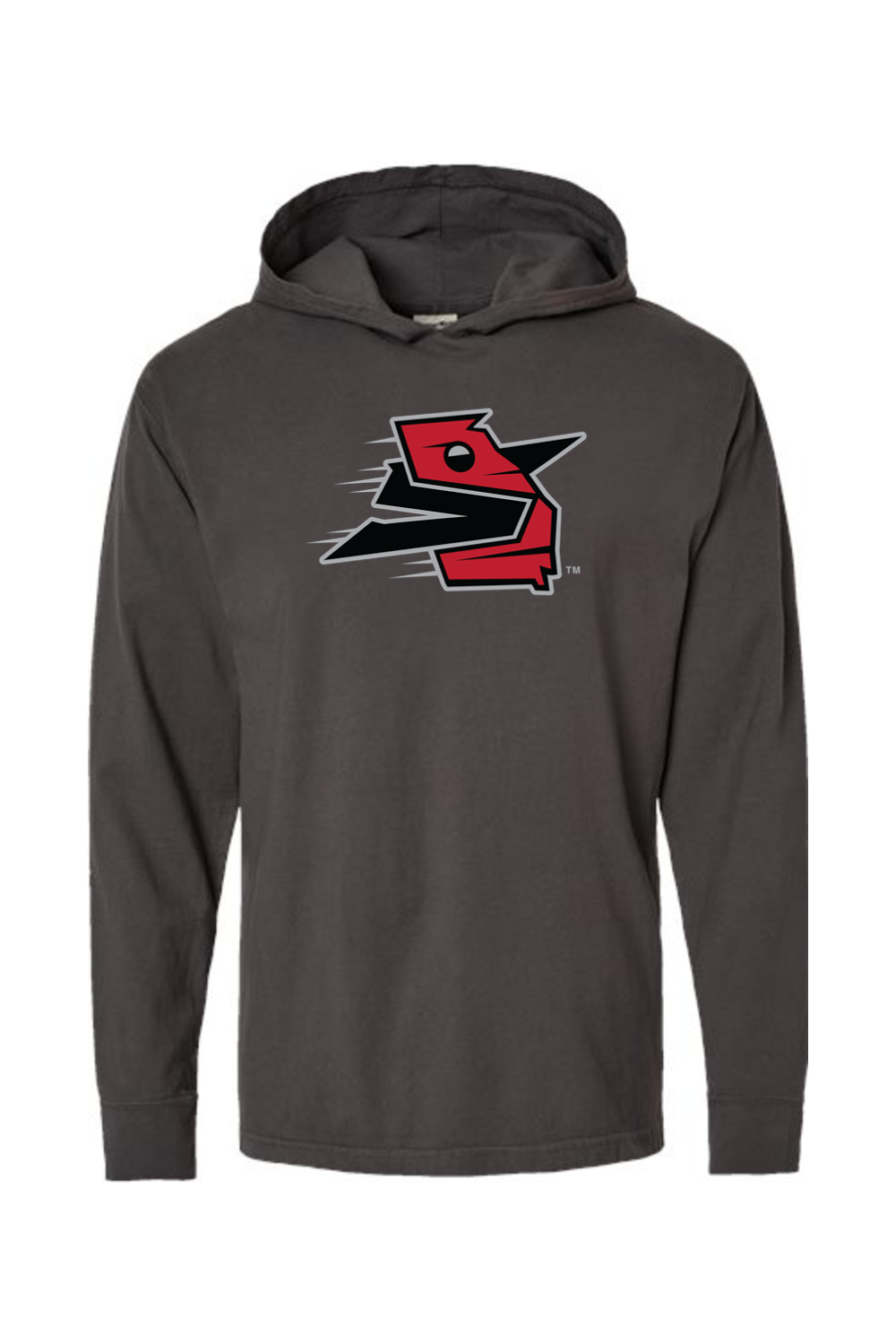 Georgia Sliders - ComfortWash by Hanes Garment-Dyed Jersey Hooded Long Sleeve T-Shirt