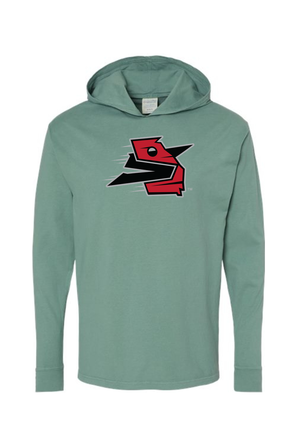 Georgia Sliders - ComfortWash by Hanes Garment-Dyed Jersey Hooded Long Sleeve T-Shirt