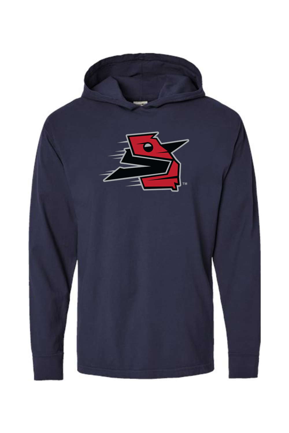 Georgia Sliders - ComfortWash by Hanes Garment-Dyed Jersey Hooded Long Sleeve T-Shirt