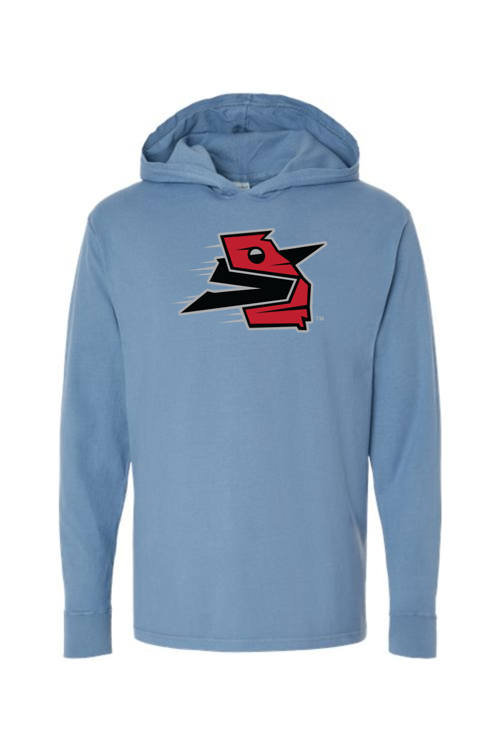 Georgia Sliders - ComfortWash by Hanes Garment-Dyed Jersey Hooded Long Sleeve T-Shirt