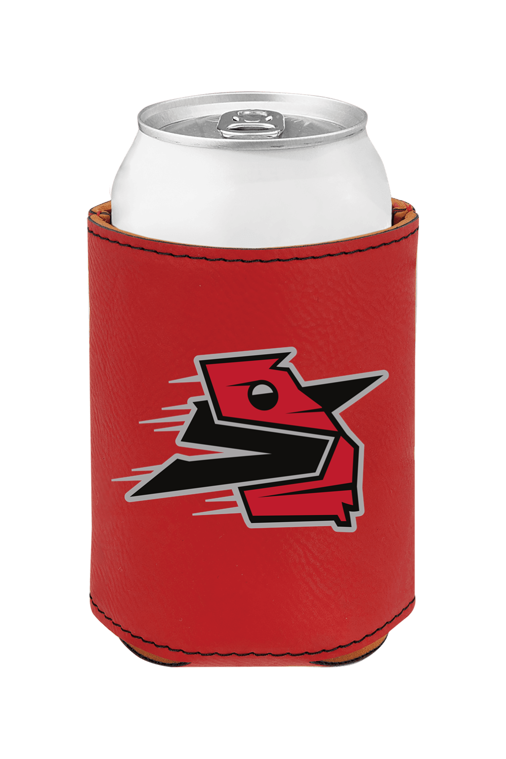 3 3/4" Laserable Leatherette Beverage Holder