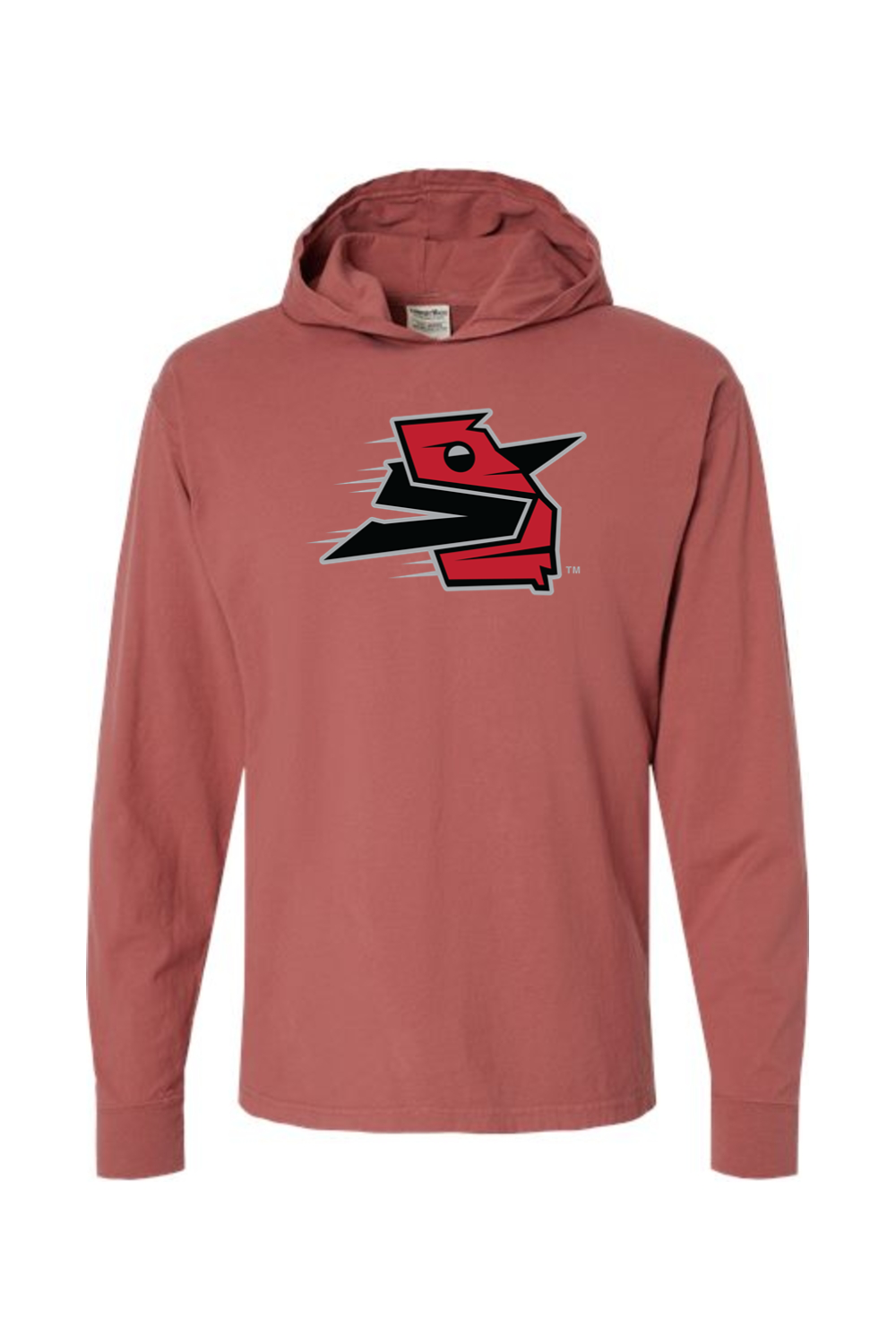 Georgia Sliders - ComfortWash by Hanes Garment-Dyed Jersey Hooded Long Sleeve T-Shirt