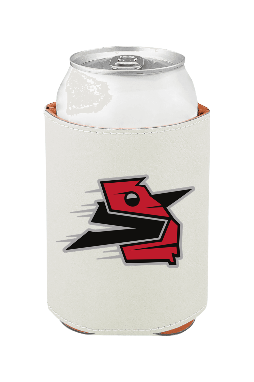 3 3/4" Laserable Leatherette Beverage Holder